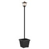vidaXL Solarlantaarnpaal met plantenbak warm wit 32 x 32 x 158 cm