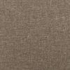 vidaXL Hoofdbord met randen 83x23x118/128 cm stof taupe