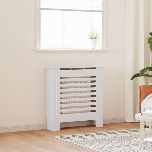 vidaXL Radiatorombouw 78 cm MDF wit