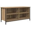 vidaXL TV-kast 100 x 40 x 50 cm Artisan Eiken Bewerkt hout