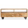vidaXL Tv-meubel 120x30x48 cm massief mangohout