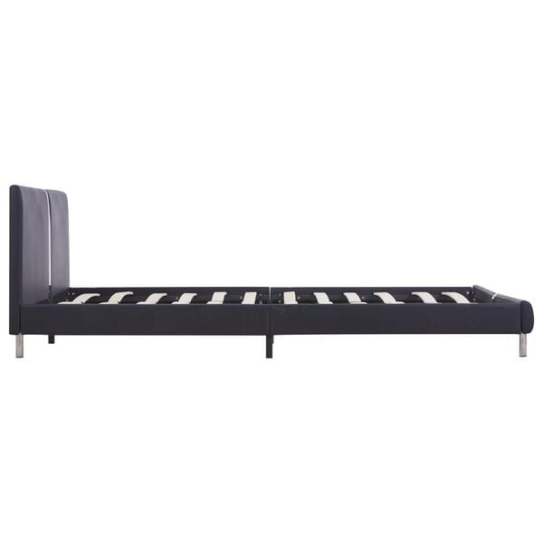 vidaXL Bedframe kunstleer zwart 120x200 cm