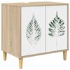 vidaXL Badkamerkast HANAU Sonoma 60 x 40 x 60 cm Bewerkt hout