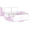 vidaXL Bedframe Grijs Sonoma 180 x 200 cm Massief grenenhout