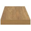 vidaXL Wandplank met opslag 4 pcs Bruin 80 x 23,5 x 4 cm Bewerkt hout