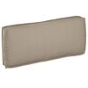 vidaXL Kussen Taupe 120 x 50 x 12 cm Oxford Stof