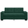 vidaXL Loveseat Sofa Donkergroen 180x77x82 cm Fluweel