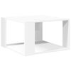vidaXL Salontafel Wit 51,5x51,5x30 cm Bewerkt Hout