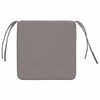 vidaXL Zitkussens 4 pcs Taupe 40 x 40 x 3 cm Stof