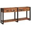 vidaXL Wandtafels 2 st Multikleur 161 x 33 x 75 cm