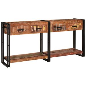 vidaXL Wandtafels 2 st Multikleur 161 x 33 x 75 cm