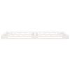 vidaXL Palletbed massief grenenhout wit 100x200 cm