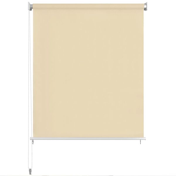 vidaXL Rolgordijn voor buiten 300x230 cm crème