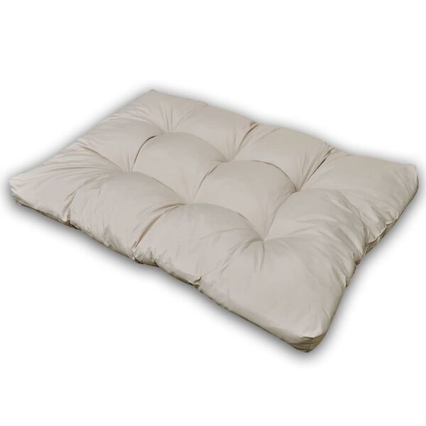 vidaXL Set van 13 zit/rug kussen voor pallet lounge set (zand/wit)