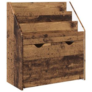 vidaXL Kinderen Boekenkast Oudhout 60 x 29,5 x 69 cm Bewerkt hout
