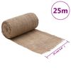 vidaXL Jute rol 200 g/m² 0,25x25 m 100% jute