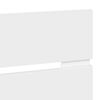 vidaXL Hoofdbord met hoofdeinde Wit 200 cm Bewerkt hout