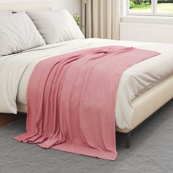 vidaXL Kleden 24 pcs Roze 170 x 130 cm Fleece