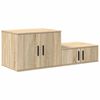 vidaXL Opbergkast 2 pcs Sonoma Eiken 108 x 41 x 40 cm Bewerkt hout