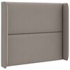 vidaXL Hoofdbord oor Taupe 80 x 16 x 4 cm Stof