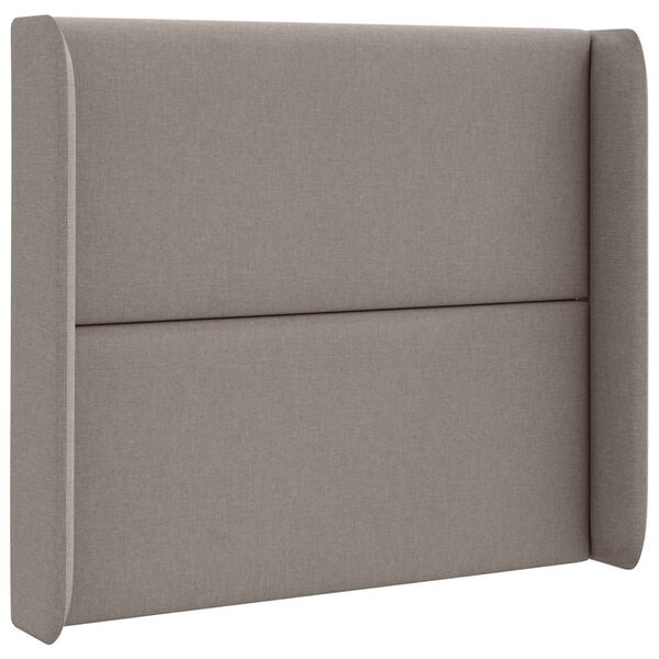 vidaXL Hoofdbord oor Taupe 80 x 16 x 4 cm Stof