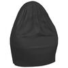 vidaXL Hoes voor dubbele ei-stoel zwart &Oslash; 146x210 cm 420D oxford