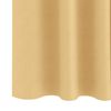 vidaXL Zwart-out Gordijnen met Ringen 2 pcs Beige 260 x 140 cm