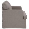 vidaXL Bank Taupe 144 x 80 x 85 cm Stof
