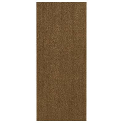 vidaXL Boekenkast 40x30x71,5 cm massief grenenhout honingbruin