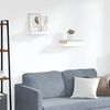 vidaXL Wandschappen zwevend 2 st 40x23x3,8 cm MDF wit