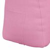 vidaXL Rugkussen Roze 80 x 24 x 50 cm Stof