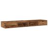 vidaXL Bedlades met lade Oudhout 135 x 36,5 x 16,5 cm Bewerkt hout