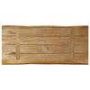 vidaXL Tafelblad met natuurlijke rand 80x40x2,5 cm massief mangohout