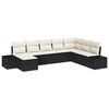 vidaXL Tuin Sofa Set 8 st poly rattan