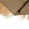 vidaXL Parasol met stalen paal 248x248x248 cm bruin