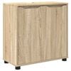 vidaXL Badkamer wastafelkast Sonoma Eiken 60 x 30 x 60 cm Bewerkt hout