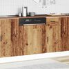 vidaXL Vaatwaspaneel Porto 60x1,5x57 cm bewerkt hout oud houtkleurig