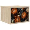 vidaXL Wandkastje LOCHEM Sonoma Eiken 36 x 33 x 25 cm Bewerkt hout