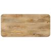 vidaXL Eettafel 112x52x76 cm massief mangohout