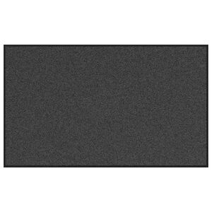 vidaXL Deurmat Antraciet en Zwart 90 x 150 cm 100% Polyamide