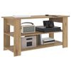 vidaXL TV-standaard Artisan Eiken 100 x 40 x 50 cm