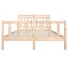vidaXL Bedframe massief hout 150x200 cm