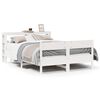 vidaXL Bedframe zonder matras massief grenenhout wit 120x200 cm