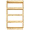 vidaXL Boekenkast / kamerscherm 80x35x135 cm massief grenenhout