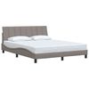 vidaXL Bedframe zonder matras "Hanko" stof taupe 160x200 cm
