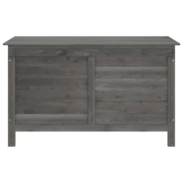 vidaXL Tuinbox 99x49,5x58,5 cm massief vurenhout antracietkleurig