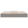 vidaXL Bedframe zonder matras 200x200 cm stof taupe
