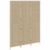 vidaXL Kamerverdeler Beige 147 x 180 cm poly rattan