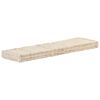 vidaXL Palletvloerkussen 120x40x7 cm katoen beige