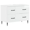 vidaXL Badkamer wastafelkast HAARLEM Hoogglans Wit 82 x 41 x 58,5 cm